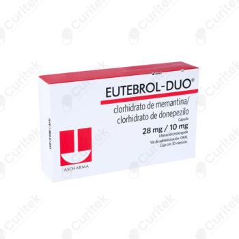 EUTEBROL DUO 28 MG : 10 MG 30 CAPS CLORHIDRATO DE MEMANTINA CLORHIDRATO DE DONEPEZILO