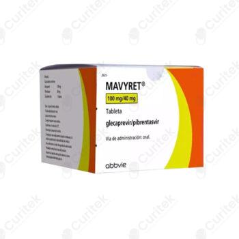MAVYRET 100 MG : 40 MG 84 TABLETAS GLECAPREVIR PIBRENTASIVIR