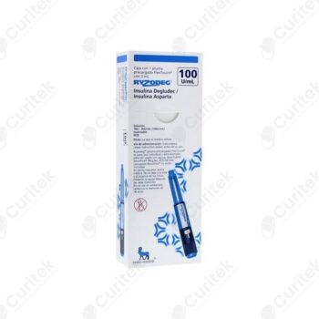 RYZODEC 100 U : ML INSULINA DEGLUDEC INSULINA ASPARTA