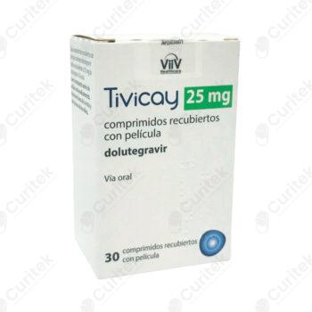TIVICAY 25 MG 30 TABS Dolutegravir 25 mg Caja con frasco con 30 tabletas