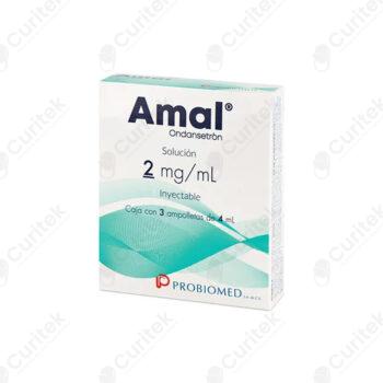 AMAL 2 MG : ML 3 AMPOLLETAS ONDANSETRÓN
