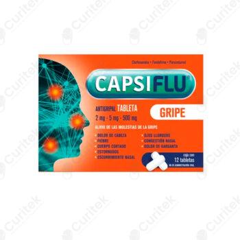 CAPSIFLU 12 TABS FENILEFRINA CLORFENAMINA PARACETAMOL