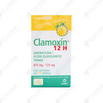 CLAMOXÍN 12 H 875 MG 120 MG 10 TABS AMOXICILINA ÁCIDO CALVULÁNICO