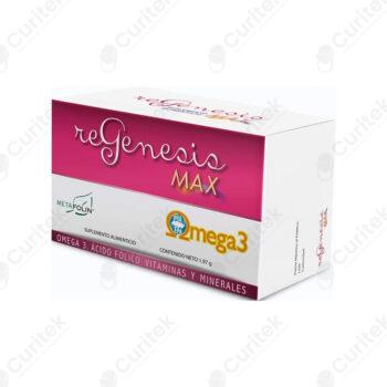 REGENESIS MAX 60 CAPS OMEGA 3 ÁCIDO FÓLICO VITAMINAS MINERALES