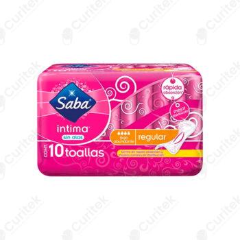 SABA INTIMA REGULAR 10 TOALLAS