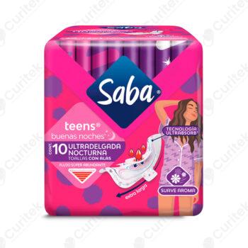 SABA TEENS BUENAS NOCHES 10 TOALLAS