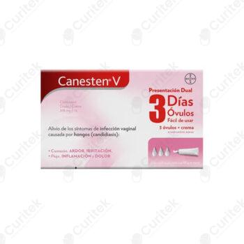 CANESTEN V DUAL 200 MG : 1% CREMA + 3 ÓVULOS