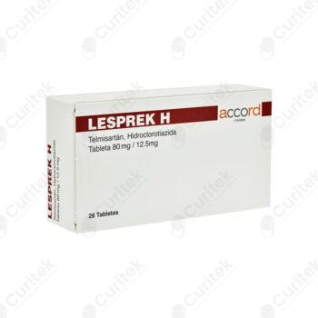 LESPREK H TELMISARTAN 80MG:12 5MG 28 TABLETAS