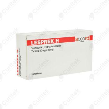 LESPREK H TELMISARTAN 80MG:25MG 28 TABLETAS