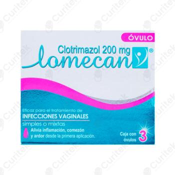 LOMECAN 3 ÓVULOS 200 MG