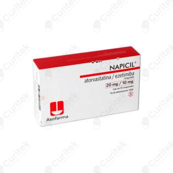 NAPICIL 20 MG : 10 MG 30 COMP ATORVASTATINA EZETIMIBA