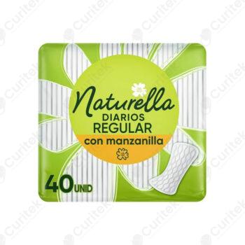 NATURELLA DIARIOS REGULAR CON MANZANILLA 40 PZ