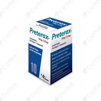 PRETERAX 10 MG : 2 5 MG 30 COMP PERINDOPRIL INDAPAMIDA