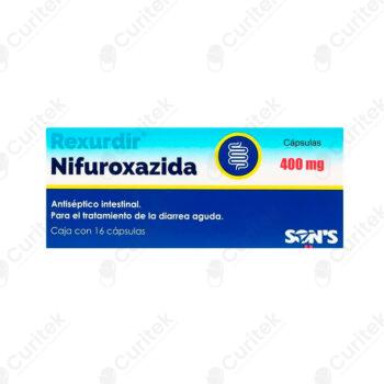 REXURDIR 400 MG 16 CAPS NIFUROXAZIDA