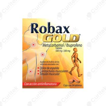 ROBAX GOLD 24 TABS METOCARBAMOL IBUPROFENO